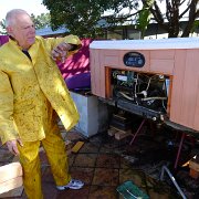 CoastCamp 153  He is a real man and not afraid of getting dirty :-) : CoastCamp